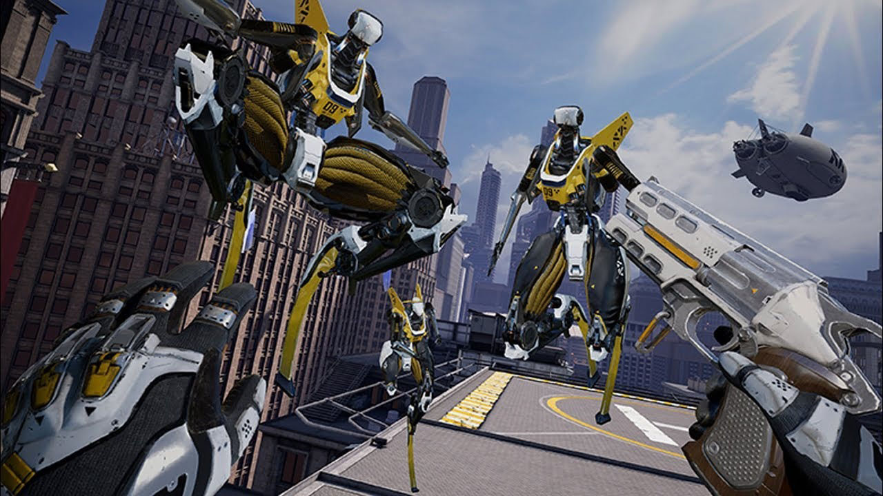 Robo Recall Robo Recall is a virtual reality first-person shooter game developed and published by Epic Games for Oculus Rift and Oculus Quest platforms. The game ...